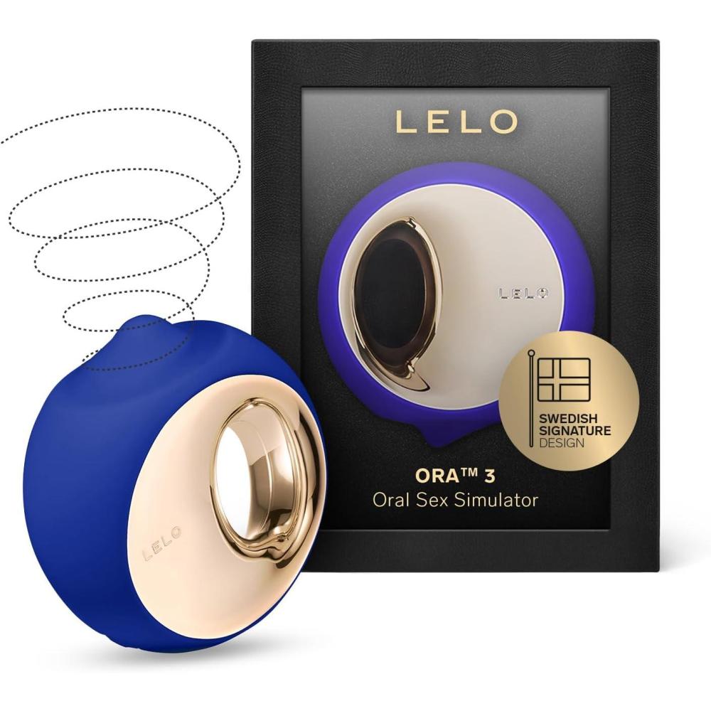 imageLELO ORA 3 Oral Sex Toy Tongue Toy for Woman Sensual Clit Licker and Personal Stimulator for Oral Sex Tongue Vibrator for Women Midnight BlueBlue