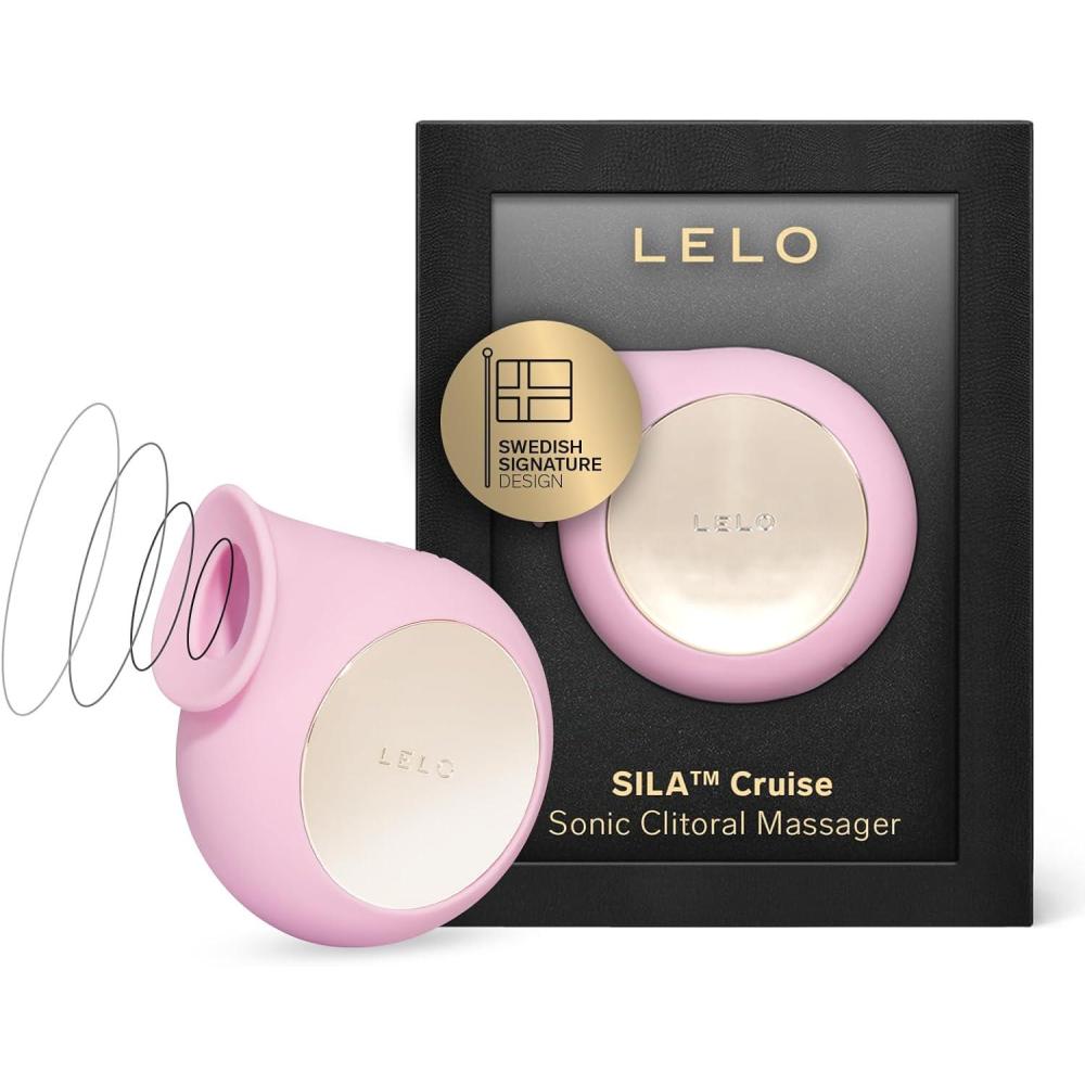 imageLELO SILA Cruise Suction Vibrator Clit Sucking Toy for Woman Clitoris Stimulator with Waterproof Design Suction Sex Toy with 8 Vibrations Settings for Limitless Pleasure AquaPink