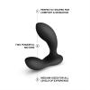 LELO Bruno Prostate Massager Male, Vibrating Butt Plug, Anal Sex Toy, Male Vibrator, Anal Massager, Anal Vibrator with Dual Motors and 6 Vibration Settings, Vibrating Anal Plug, Black