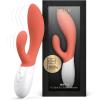 LELO INA 3 G Spot Rabbit Vibrator, Clitoral Rabbit Vibrator for Women with 10 Vibrating Modes and Waterproof Design, Sex Toys for Women, Rabbit Toys for Womens Pleasure, Seafoam(Coral)