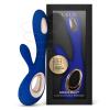 LELO Soraya Wave Luxurious G Spot Rabbit Vibrator Sex Toy, Vibrators for Women with Unique WaveMotion Technology Thrusting Vibrator for a Full Body Pleasure Experience, Adult Sex Toy, Blue(Midnight Blue)