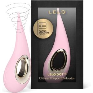 LELO DOT Clitoral Pinpoint Vibrator for Women, Adult Sex Toy with Elliptical Motion and 8 Pleasure Settings, Clitoral Stimulator Adult Toy, High Frequency Personal Vibrator and Clit Toy, Aqua(Pink)
