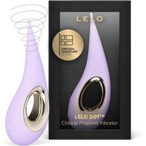 LELO DOT Clitoral Pinpoint Vibrator for Women, Adult Sex Toy with Elliptical Motion and 8 Pleasure Settings, Clitoral Stimulator Adult Toy, High Frequency Personal Vibrator and Clit Toy, Aqua(Lilac)