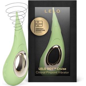 LELO DOT Cruise High Frequency Clitoral Vibrator with Elliptical Motion 8 Pinpoint Vibrator with Cruise Control Technology, Female Sex Toys, Lemon Sorbet(Pistachio Cream)