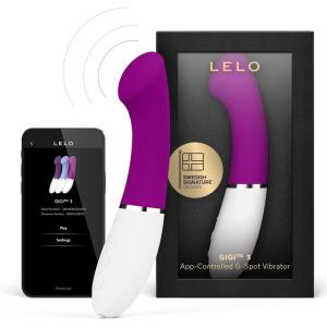 LELO Gigi 3 App-Controlled G-Spot Vibrator for Women with 8 Pleasure Settings, Female Vibrator, Sex Toy, Adult Toy (Powder Blue)(Deep Rose)