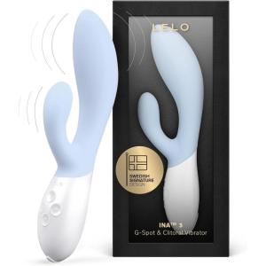 LELO INA 3 G Spot Rabbit Vibrator, Clitoral Rabbit Vibrator for Women with 10 Vibrating Modes and Waterproof Design, Sex Toys for Women, Rabbit Toys for Womens Pleasure, Seafoam(Seafoam)