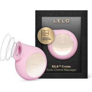 LELO SILA Cruise Suction Vibrator, Clit Sucking Toy for Woman, Clitoris Stimulator with Waterproof Design, Suction Sex Toy with 8 Vibrations Settings for Limitless Pleasure, Aqua(Pink)