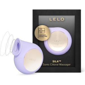 LELO SILA Sonic Clit Sucker, Waterproof Vibrator for Women, Adult Toys Vibrators Sex Toys for Women with Gentle External Stimulation, Lilac(Lilac)