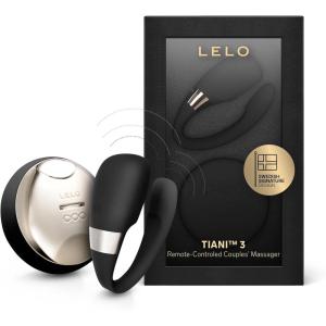 LELO TIANI 3, Couples Vibrator, Remote Controled Sex Toy for Adults, Couple Sex Toy Wireless and Hands-Free Vibrator Satisfaction Adult Sex Toys for Women and Men, Black(Black)