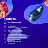 LELO NEA 3 Small Bullet Vibrator for Woman, Waterproof, Discrete and Rechargeable Sex Toy in Alien Blue, Female Mini Vibrator with 10 Pleasure Settings and Varying Intensities, Clitoral Vibrators.(Alien Blue)