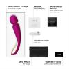 LELO Smart Wand 2 Large All-Over Body Handheld Waterproof Vibrator and Wand Massager, Vibrating Massager for Her and Wand Massagers for Neck and Back with 10 Vibration Patterns, Aqua(Deep Rose)